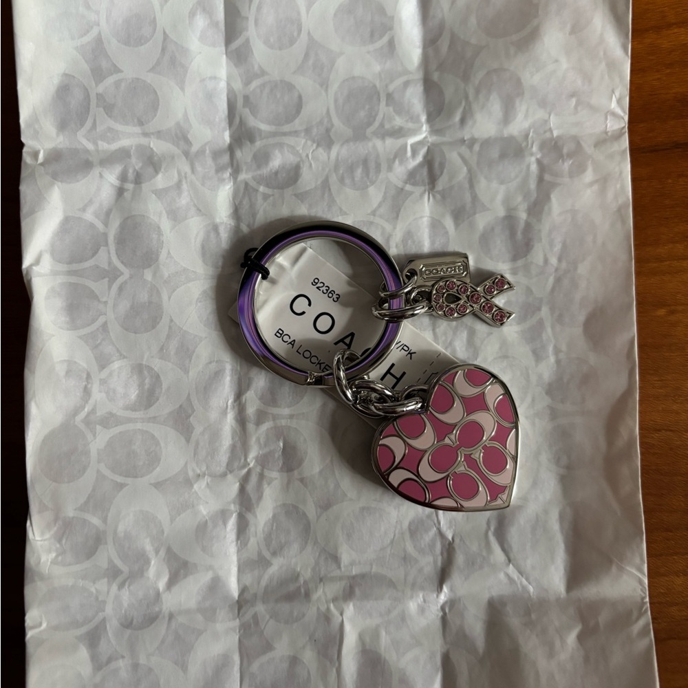Coach Locket Key Fob Charm - Picture 3 of 6